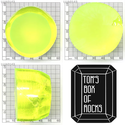 Lab-Grown LuAG Garnet – Intense UV Reactive Gemstone Rough