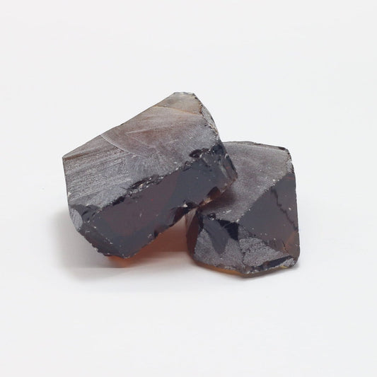 Nanosital Simulated Madeira Citrine Lab Created Faceting Rough for Gem Cutting - #4 - Various Sizes #BEGIN