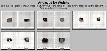 Nanosital Simulated Madeira Citrine Lab Created Faceting Rough for Gem Cutting - #4 - Various Sizes : #BEGIN