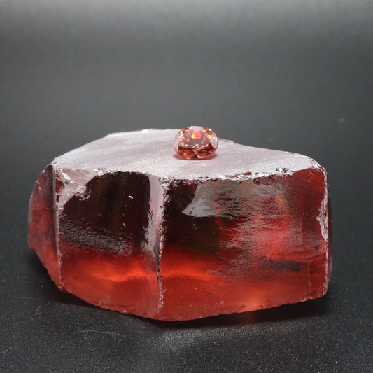 Mars Diamond Cubic Zirconia Faceting Rough for Gem Cutting - Various Sizes #BEGIN