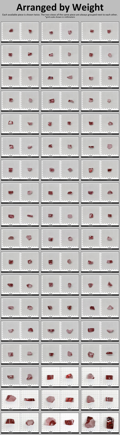 Mars Diamond Cubic Zirconia Faceting Rough for Gem Cutting - Various Sizes #BEGIN