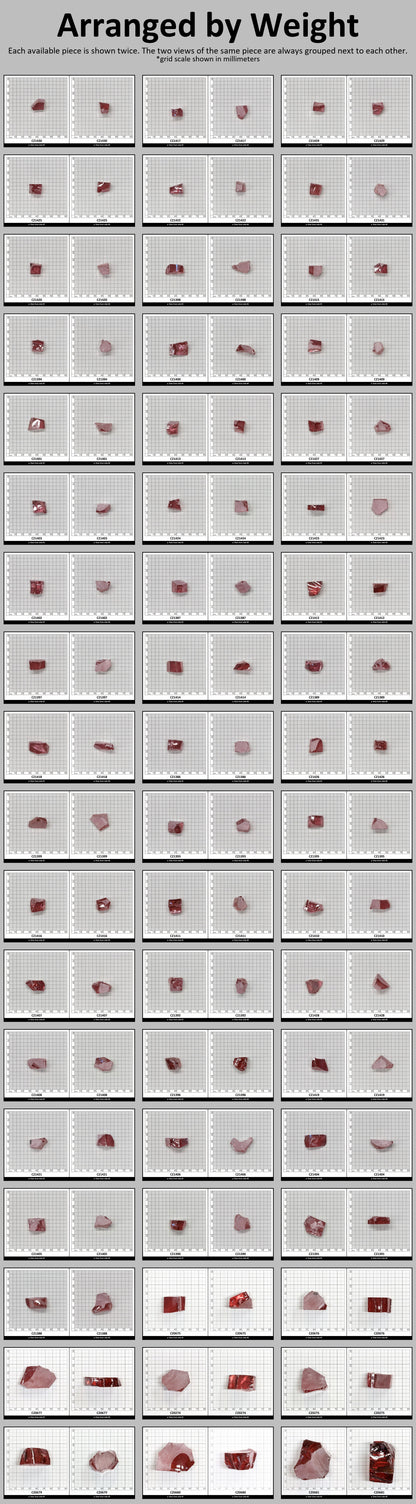 Mars Diamond Cubic Zirconia Faceting Rough for Gem Cutting - Various Sizes #BEGIN