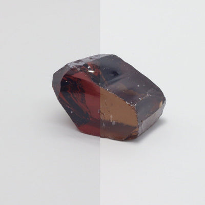 Nanosital Simulated Marsala Color Changing Lab Created Faceting Rough for Gem Cutting - #5 - Various Sizes #BEGIN