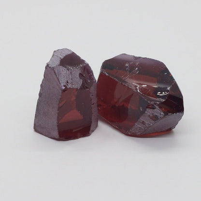 Nanosital Simulated Marsala Color Changing Lab Created Faceting Rough for Gem Cutting - #5 - Various Sizes #BEGIN