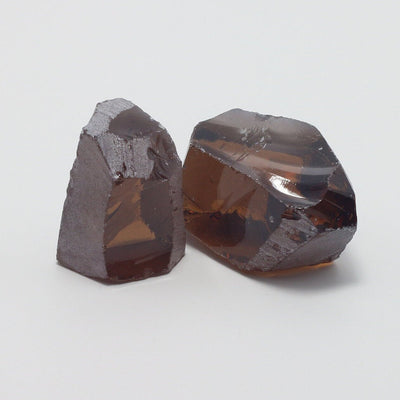 Nanosital Simulated Marsala Color Changing Lab Created Faceting Rough for Gem Cutting - #5 - Various Sizes #BEGIN