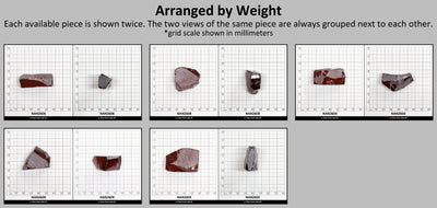 Nanosital Simulated Marsala Color Changing Lab Created Faceting Rough for Gem Cutting - #5 - Various Sizes #BEGIN