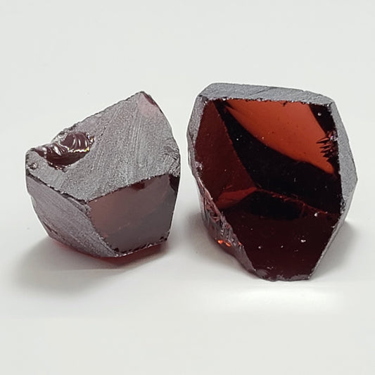 Nanosital Simulated Marsala Lab Created Faceting Rough for Gem Cutting - #A-2458 - Various Sizes #BEGIN
