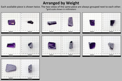 Nanosital Simulated Medium Amethyst  Lab Created Faceting Rough for Gem Cutting - #A-2299 - Various Sizes #BEGIN