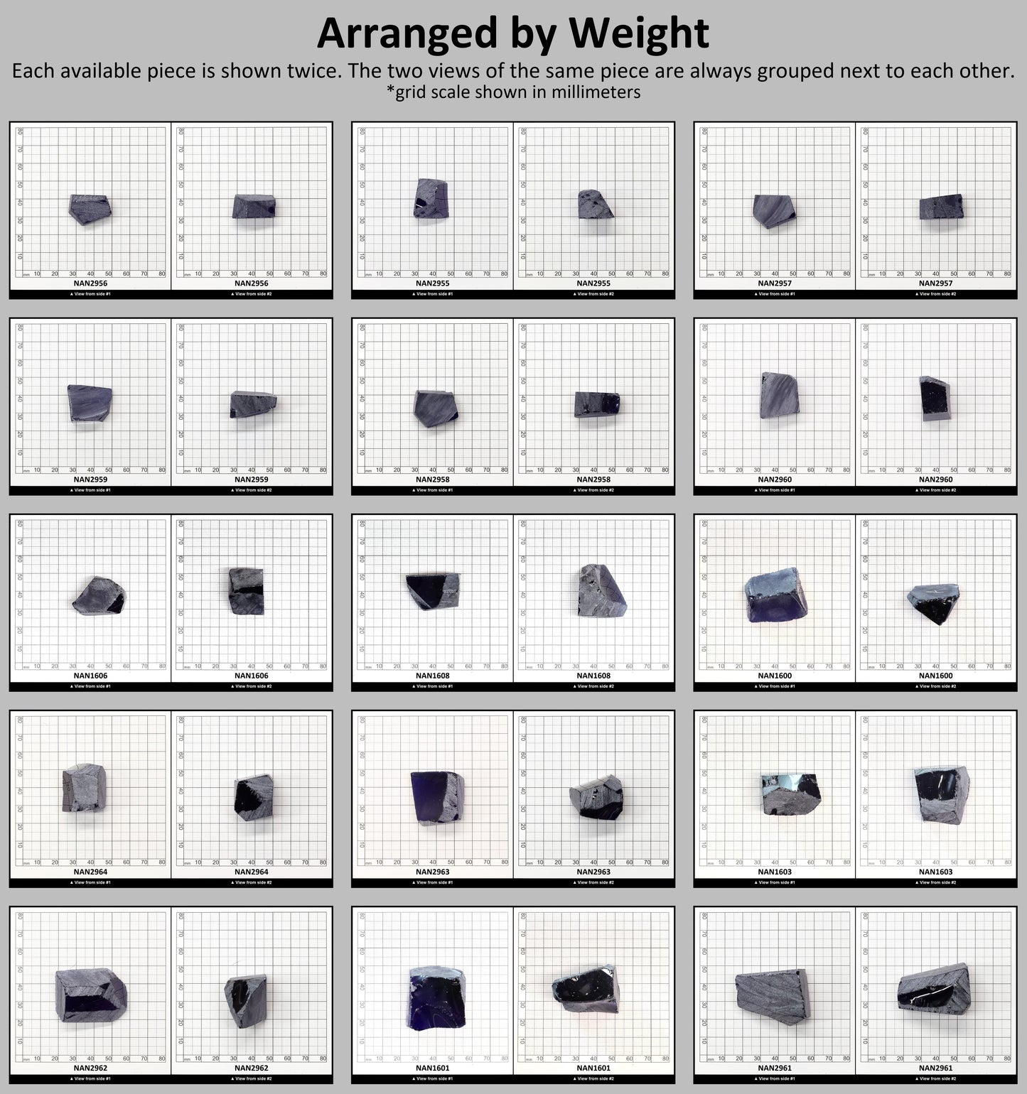 Nanosital Simulated Medium Blue Sapphire Lab Created Faceting Rough for Gem Cutting - #A-597 - Various Sizes #BEGIN
