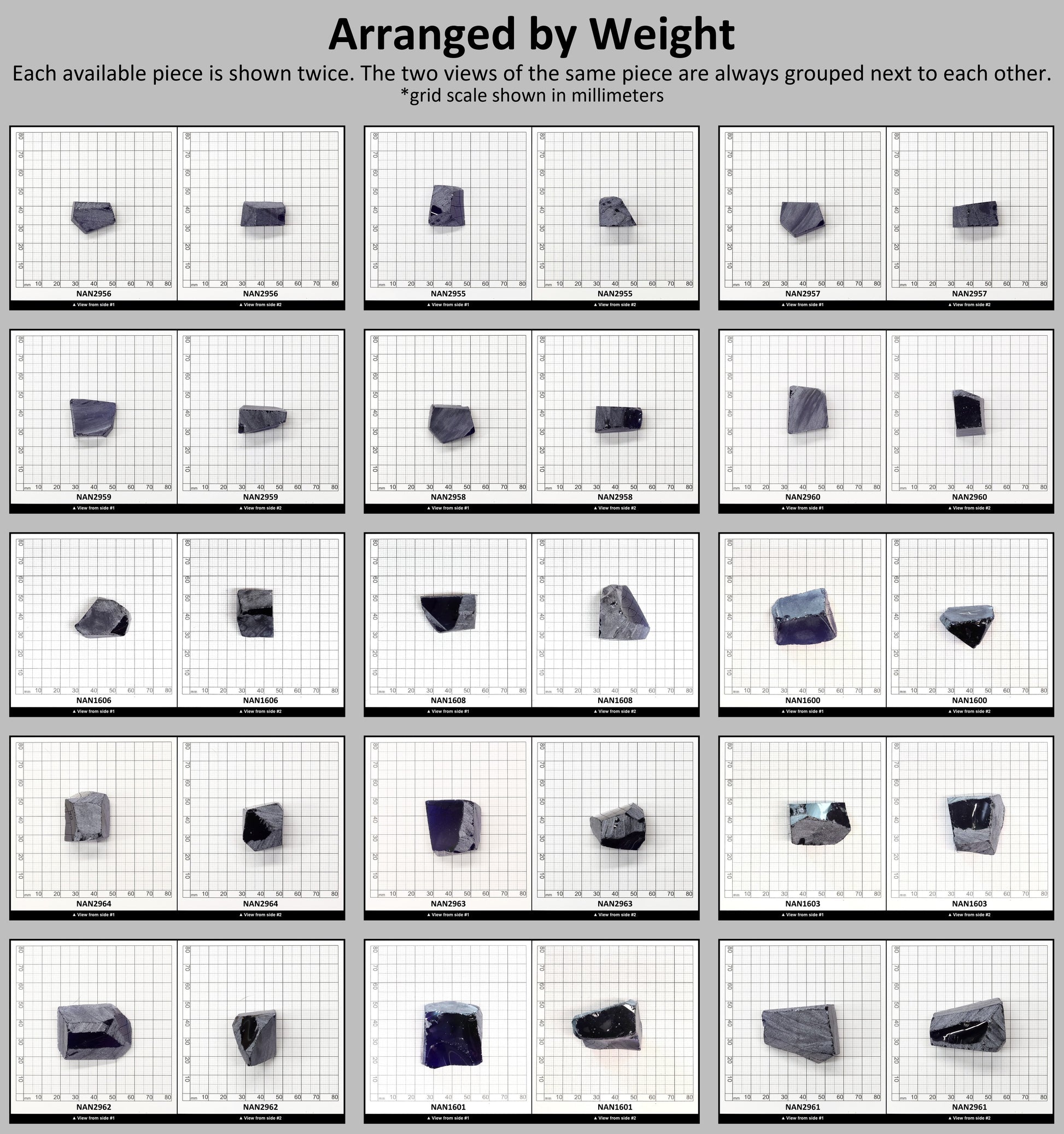 Nanosital Simulated Medium Blue Sapphire Lab Created Faceting Rough for Gem Cutting - #A-597 - Various Sizes #BEGIN