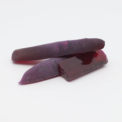 Medium Dark Ruby Red #7 Lab Created Corundum Sapphire Faceting Rough for Gem Cutting - Various Sizes - Split Boule #BEGIN