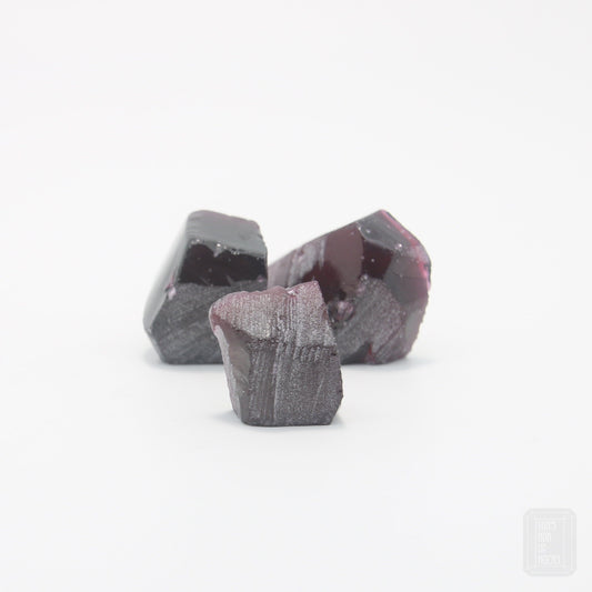 Nanosital Simulated Medium Rubellite Lab Created Faceting Rough for Gem Cutting - #B-249 - Various Sizes #BEGIN