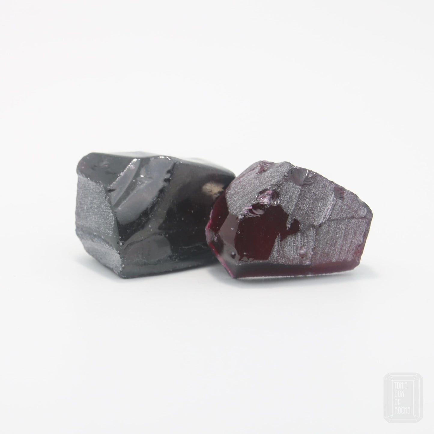 Nanosital Simulated Medium Rubellite Lab Created Faceting Rough for Gem Cutting - #B-249 - Various Sizes #BEGIN