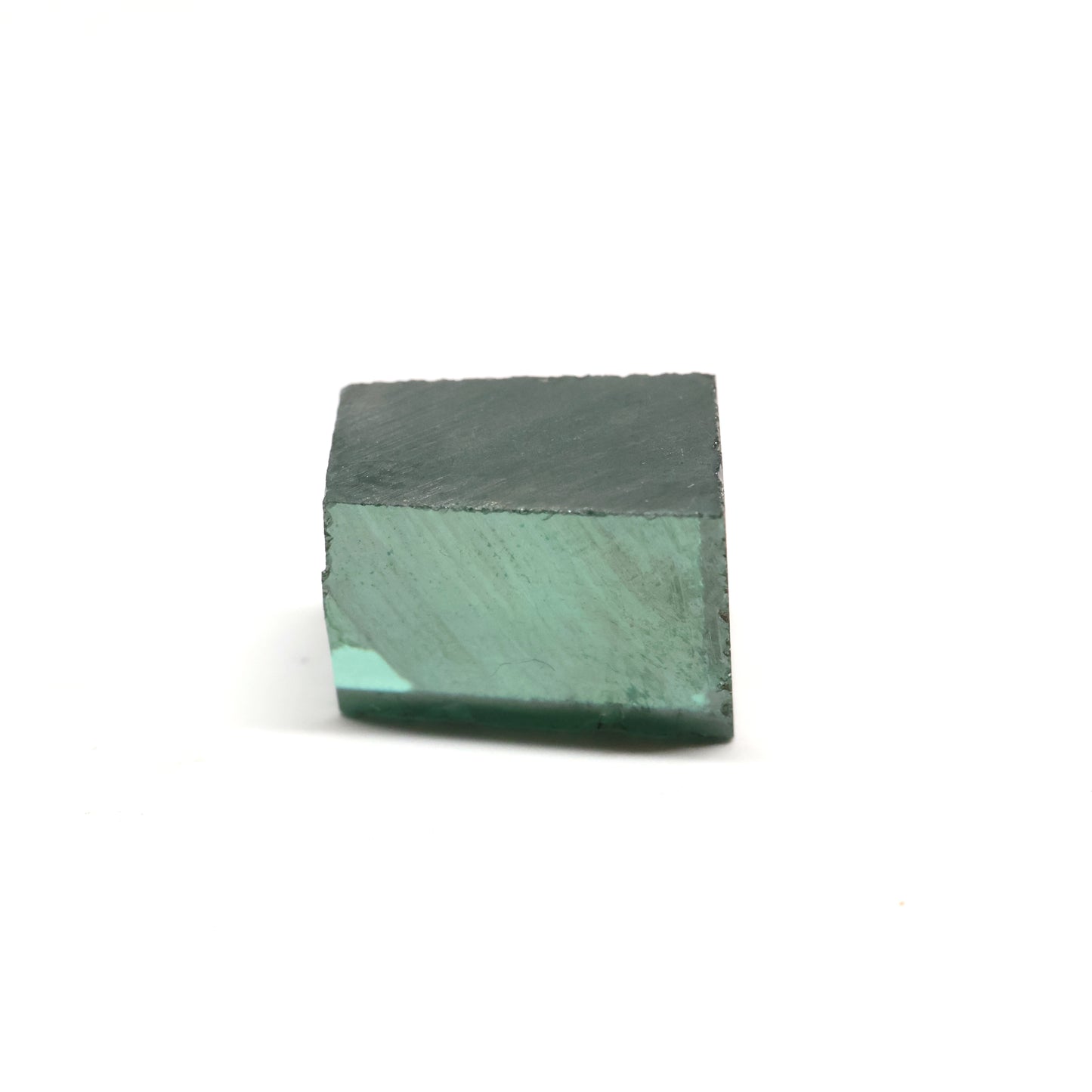 Green Moissanite - Grade A - Faceting Rough