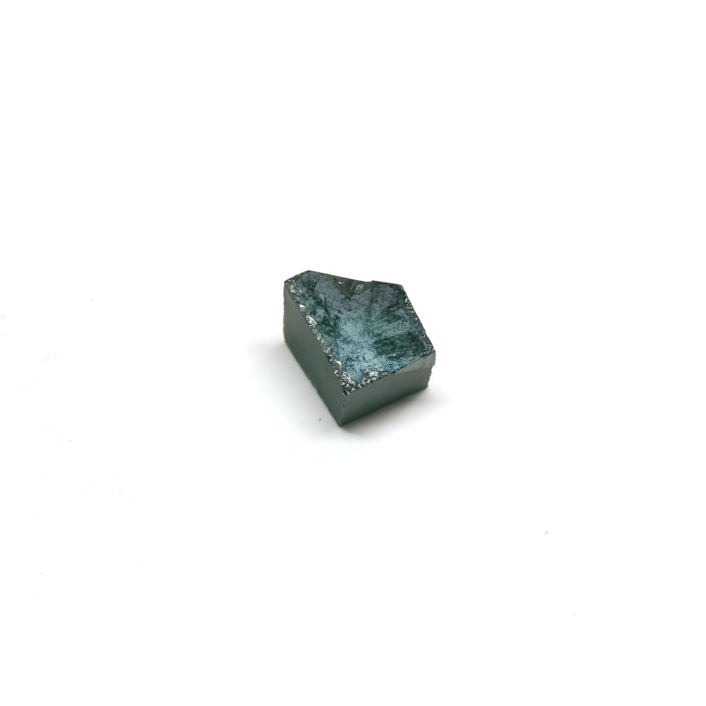 Green Moissanite - Grade A - Faceting Rough