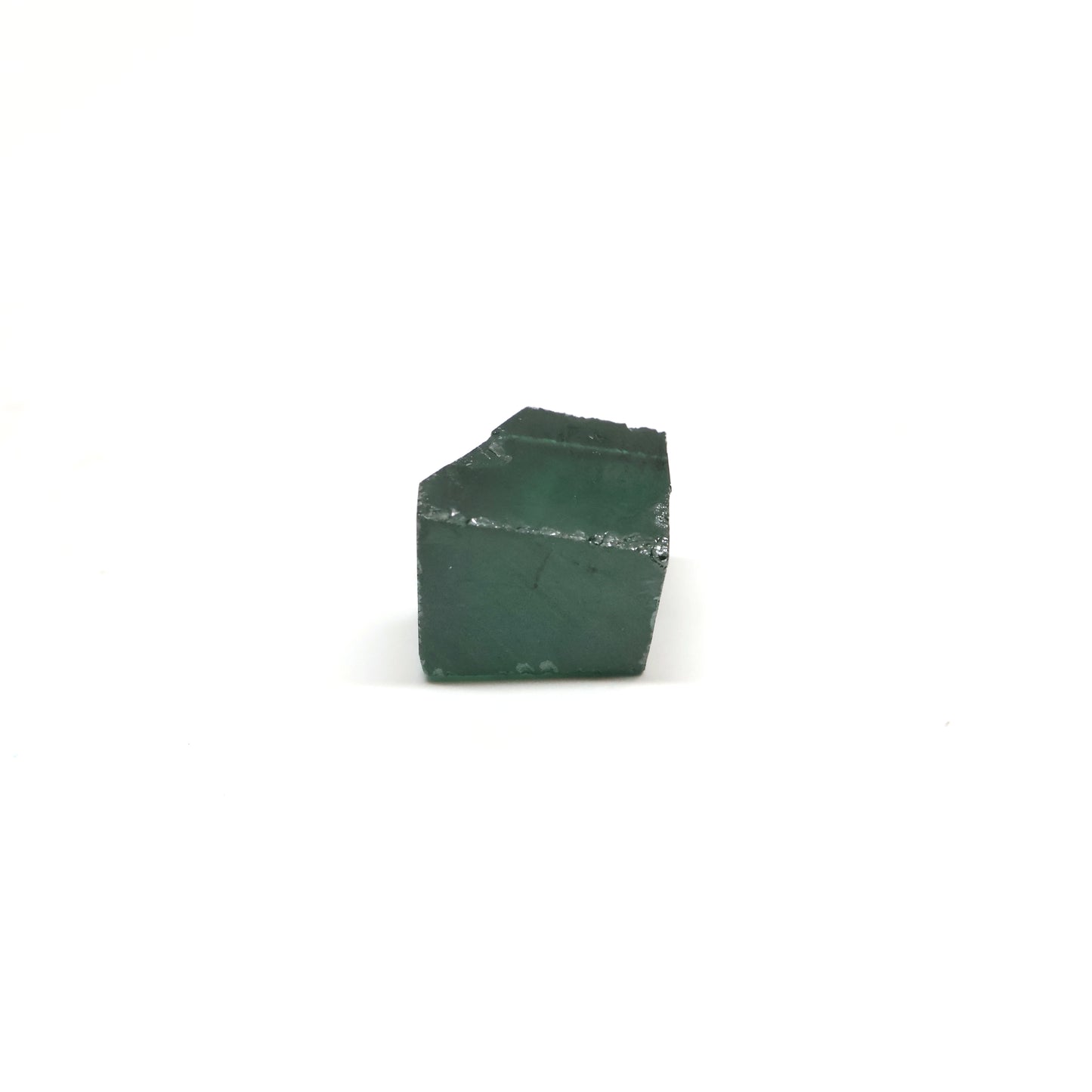 Green Moissanite - Grade A - Faceting Rough