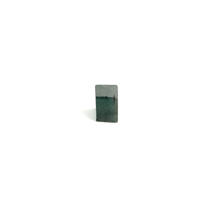 Green Moissanite - Grade A - Faceting Rough
