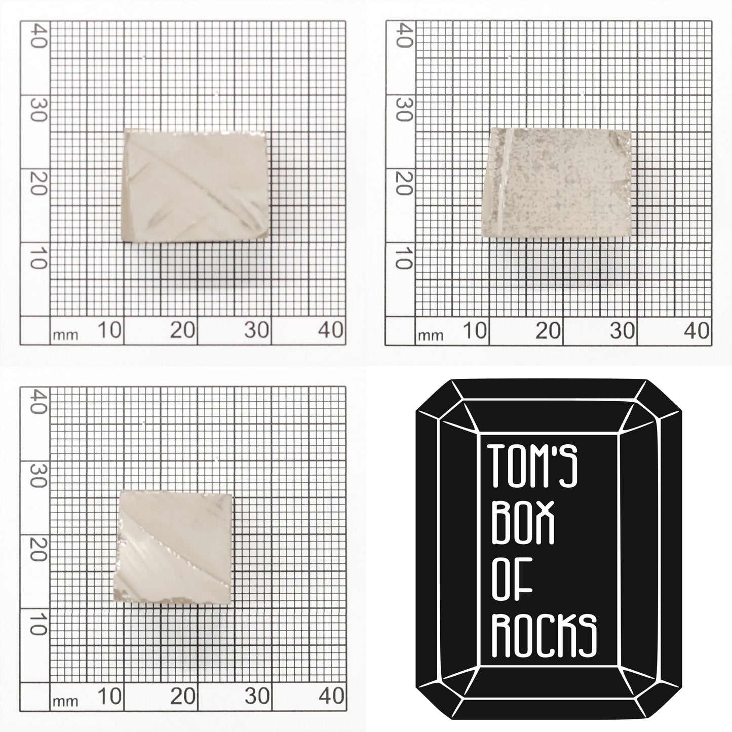 White DEF Color Moissanite - Grade A - Faceting Rough