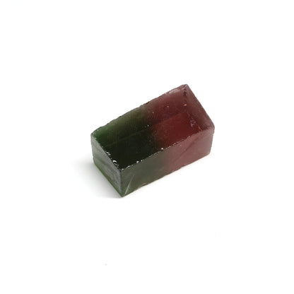 Nanosital Simulated Watermelon Tourmaline (New Style)  Lab Created Faceting Rough for Gem Cutting -Various Sizes