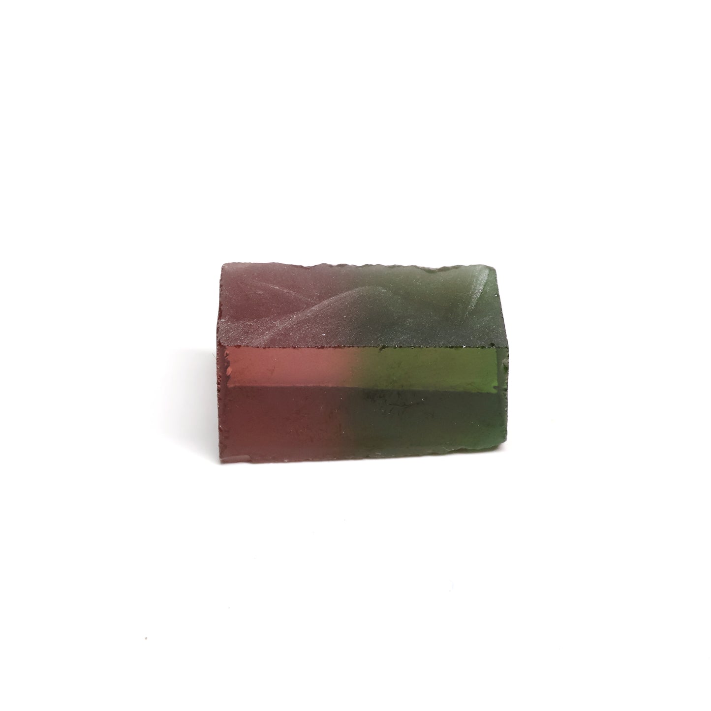 Nanosital Simulated Watermelon Tourmaline (New Style)  Lab Created Faceting Rough for Gem Cutting -Various Sizes