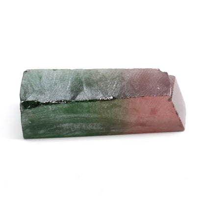 Nanosital Simulated Watermelon Tourmaline (New Style)  Lab Created Faceting Rough for Gem Cutting -Various Sizes