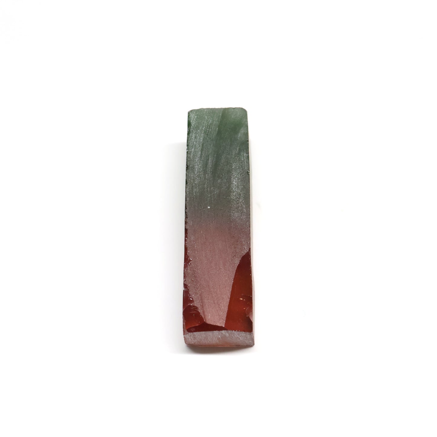 Nanosital Simulated Watermelon Tourmaline (New Style)  Lab Created Faceting Rough for Gem Cutting -Various Sizes