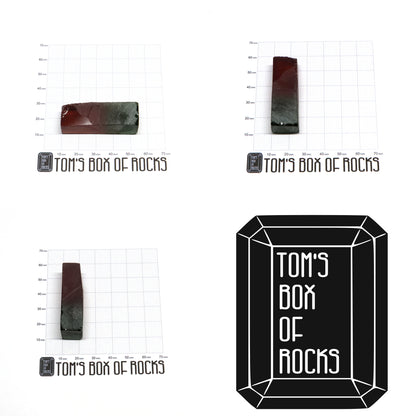 Nanosital Simulated Watermelon Tourmaline (New Style)  Lab Created Faceting Rough for Gem Cutting -Various Sizes