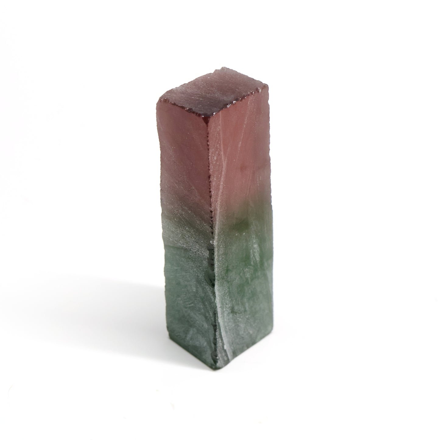 Nanosital Simulated Watermelon Tourmaline (New Style)  Lab Created Faceting Rough for Gem Cutting -Various Sizes