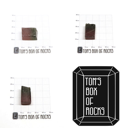 Nanosital Simulated Watermelon Tourmaline (New Style)  Lab Created Faceting Rough for Gem Cutting -Various Sizes