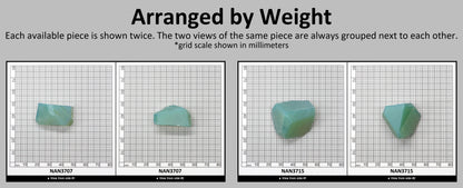 Nanosital Simulated Green Apple Opal Lab Created Faceting Rough for Gem Cutting - #A-9825 - Various Sizes #BEGIN
