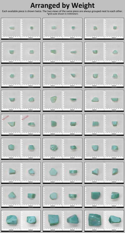Nanosital Simulated Green Apple Opal Lab Created Faceting Rough for Gem Cutting - #A-9825 - Various Sizes : #BEGIN