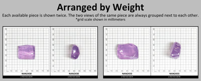 Nanosital Simulated Lavender Quartz Lab Created Faceting Rough for Gem Cutting - #B-2287 - Various Sizes #BEGIN