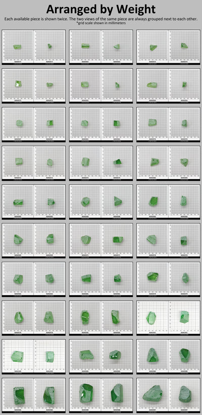 Nanosital Simulated Color Changing Lab Created Faceting Rough for Gem Cutting - #B-1719 - Various Sizes #BEGIN