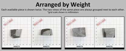 Nanosital Simulated Salt and Pepper Diamond Lab Created Faceting Rough for Gem Cutting - #Z-1345 - Various Sizes #BEGIN