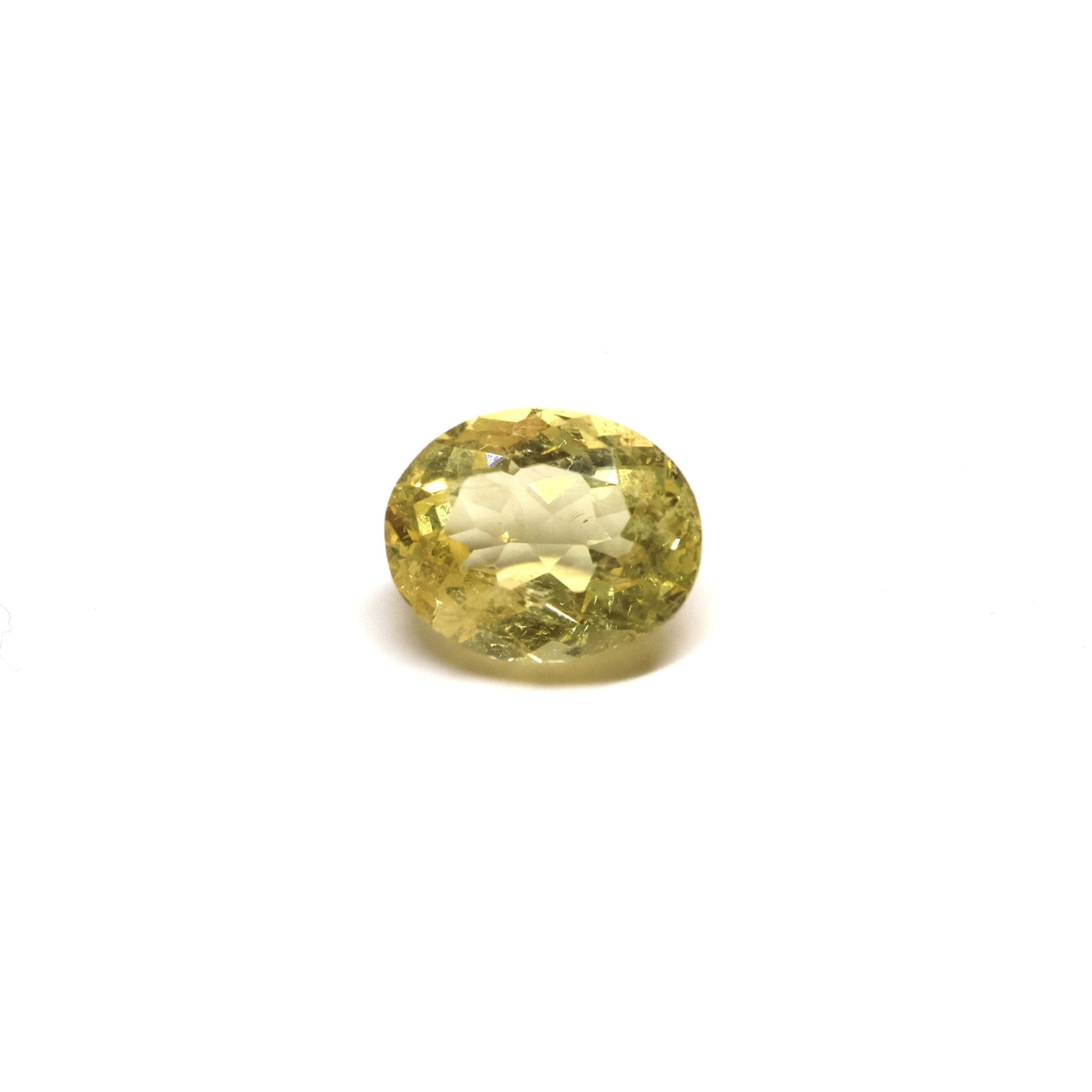 Nanosital Simulated Yellow Sapphire (Included) Lab Created Faceting Rough for Gem Cutting - #Z-7606 - Various Sizes #BEGIN
