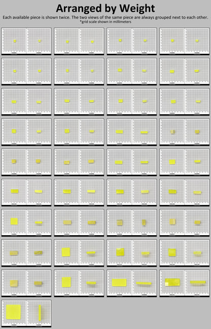 Neon Yellow YAG Polycrystalline (Ceramic) Faceting Rough : #BEGIN