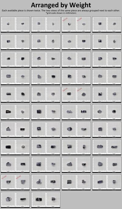 Ocean Grey Diamond Cubic Zirconia Faceting Rough for Gem Cutting - Various Sizes : #BEGIN
