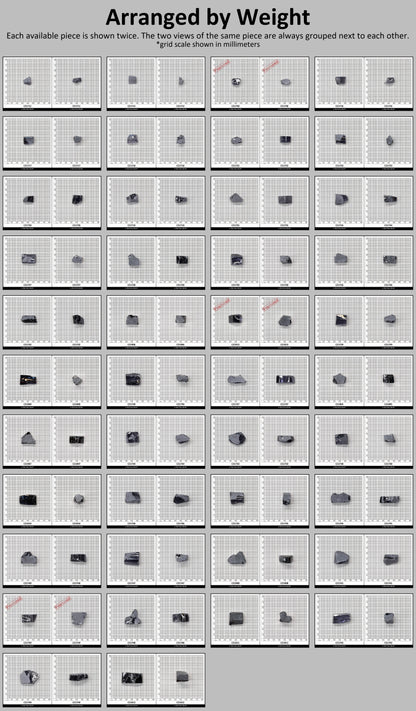 Ocean Grey Diamond Cubic Zirconia Faceting Rough for Gem Cutting - Various Sizes : #BEGIN