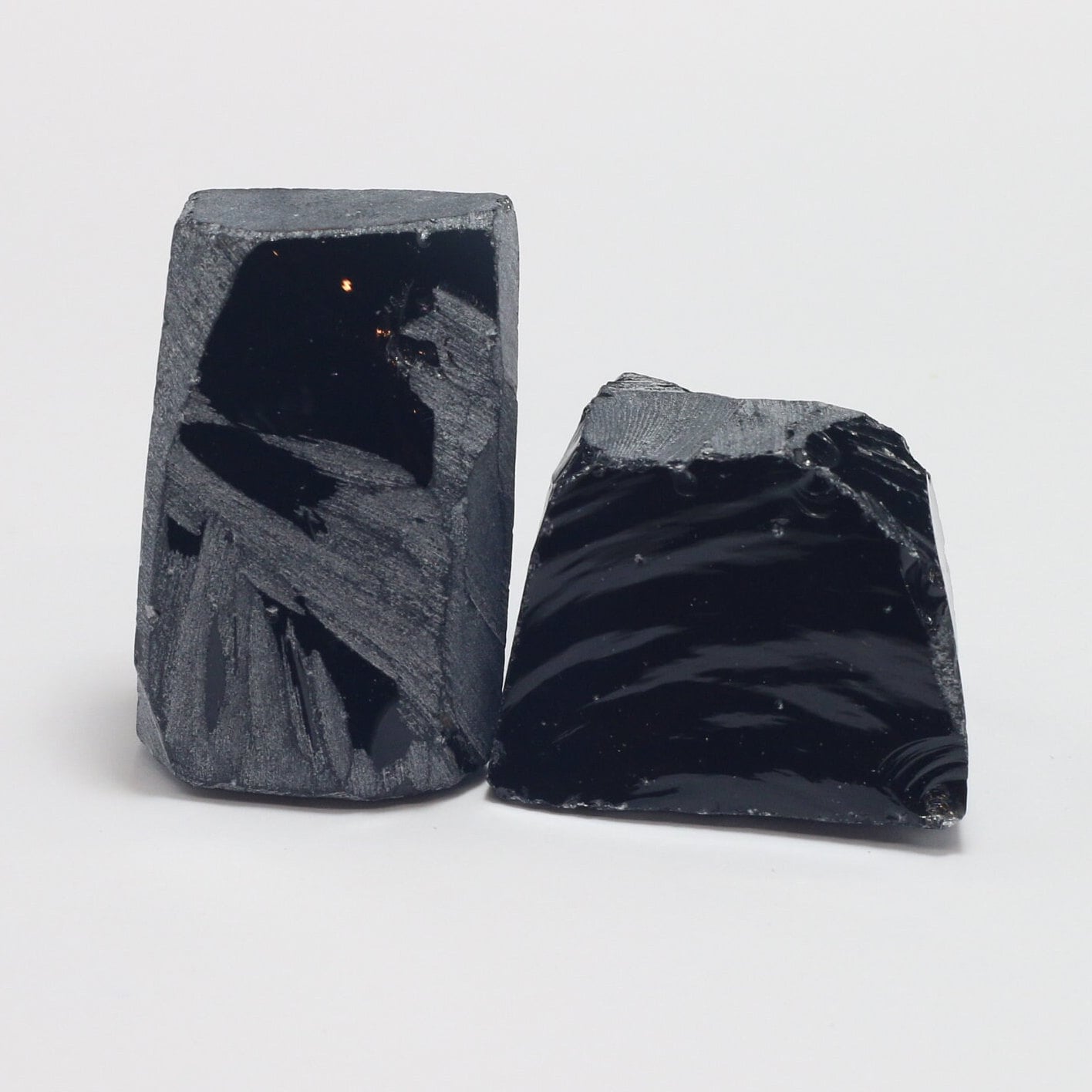 Nanosital Simulated Ocean Steel Lab Created Faceting Rough for Gem Cutting - #A-4016 - Various Sizes #BEGIN