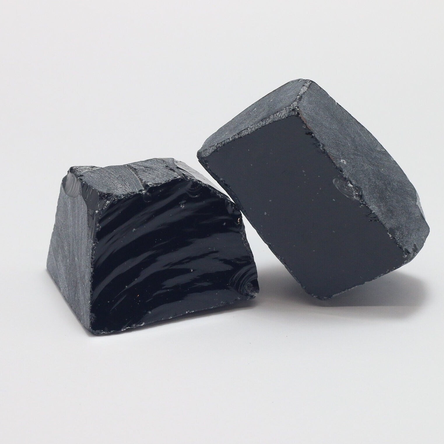 Nanosital Simulated Ocean Steel Lab Created Faceting Rough for Gem Cutting - #A-4016 - Various Sizes #BEGIN