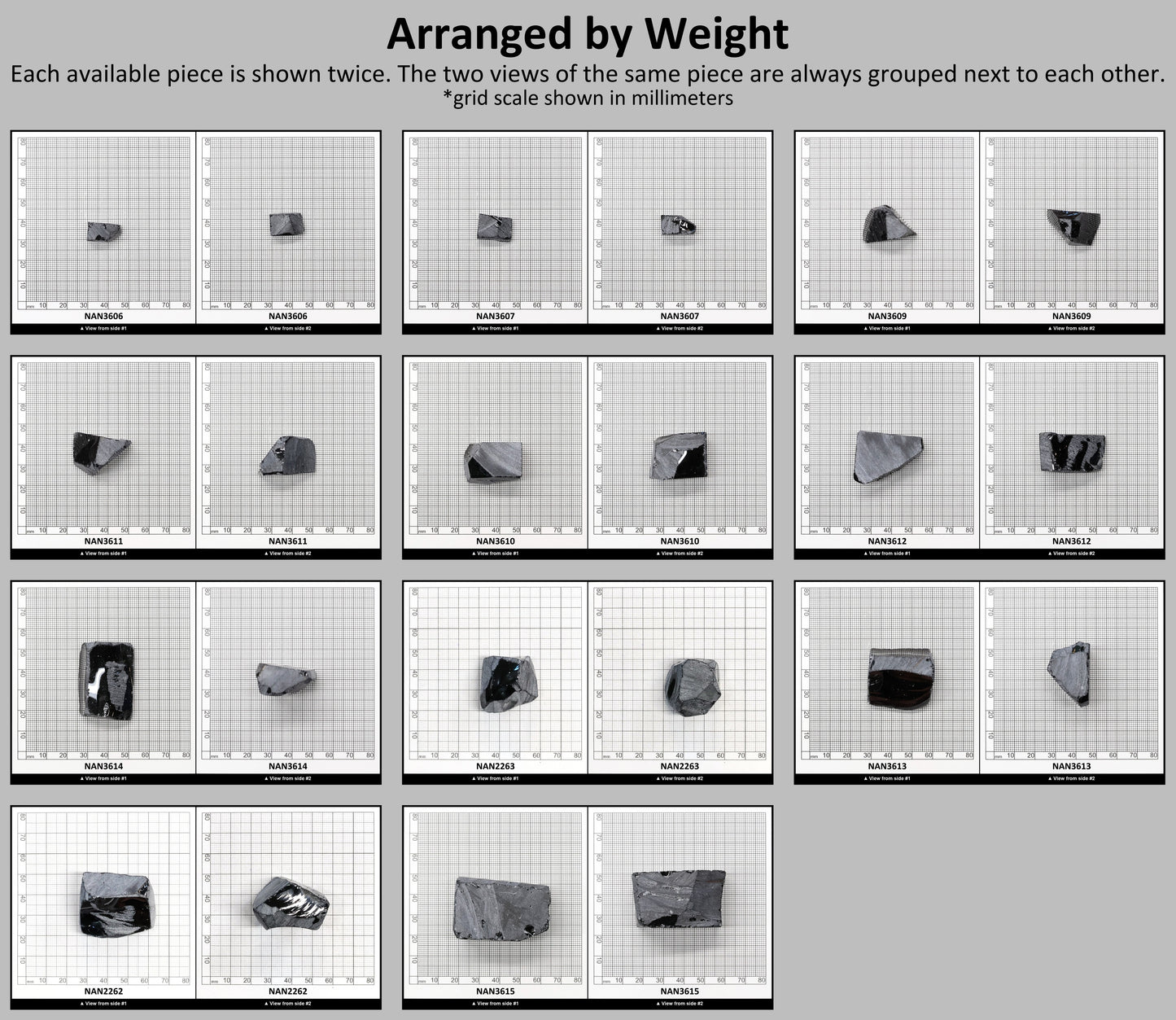 Nanosital Simulated Ocean Steel Lab Created Faceting Rough for Gem Cutting - #A-4016 - Various Sizes #BEGIN
