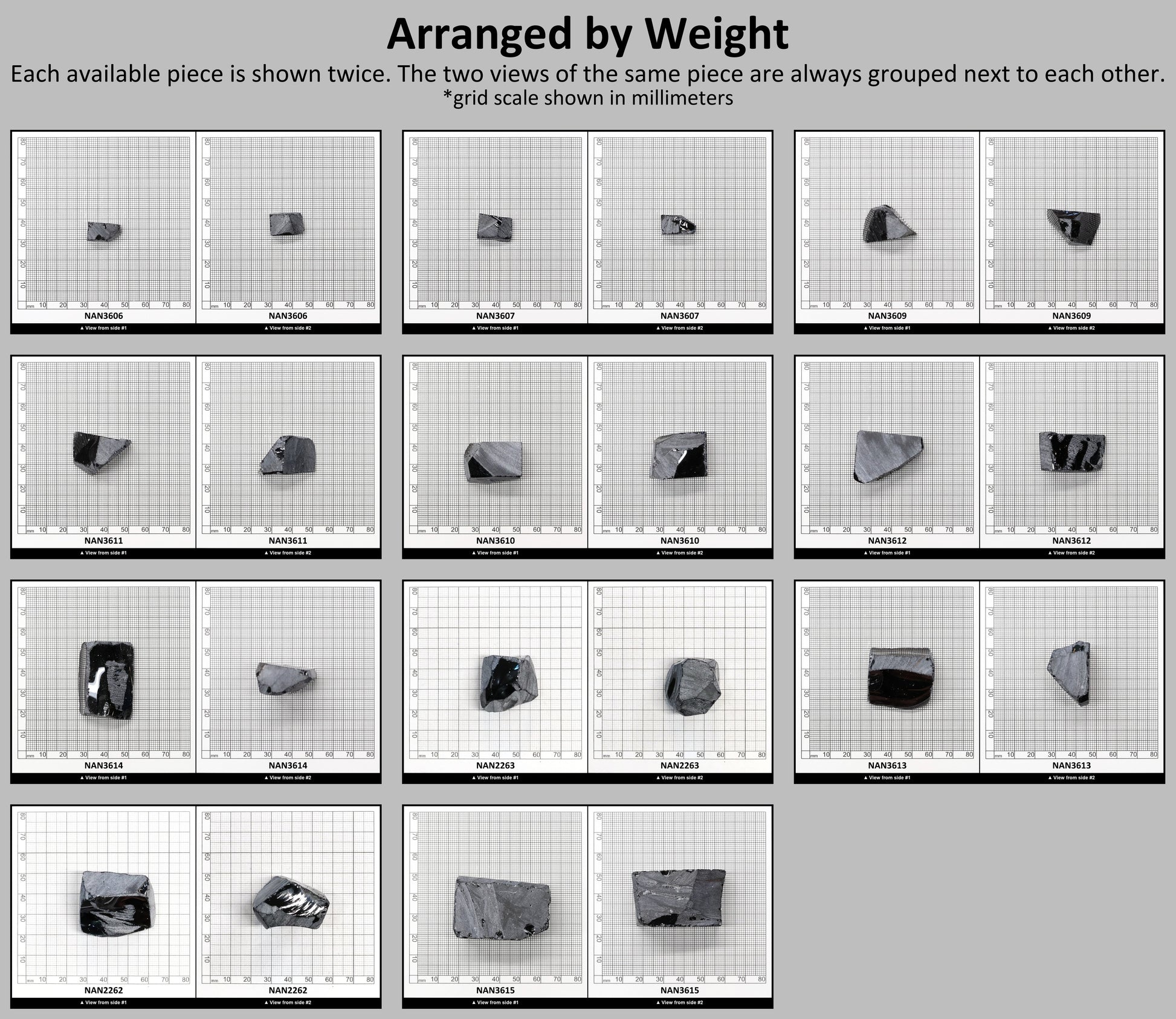 Nanosital Simulated Ocean Steel Lab Created Faceting Rough for Gem Cutting - #A-4016 - Various Sizes #BEGIN