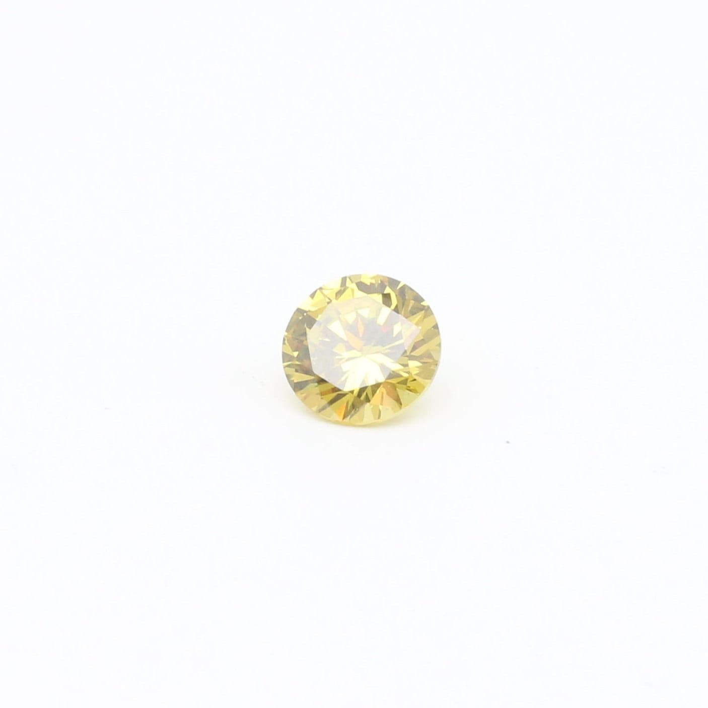 Olive Cubic Zirconia Faceting Rough for Gem Cutting - Various Sizes #BEGIN
