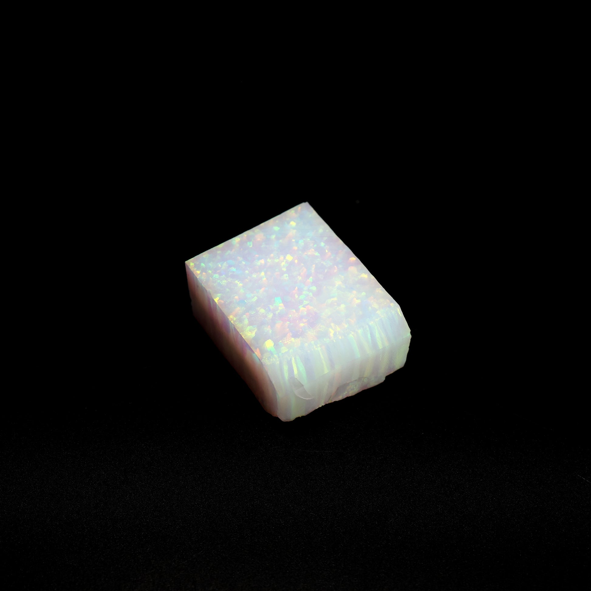 Opal Imp Orange Fire/White I-0B-W : #END