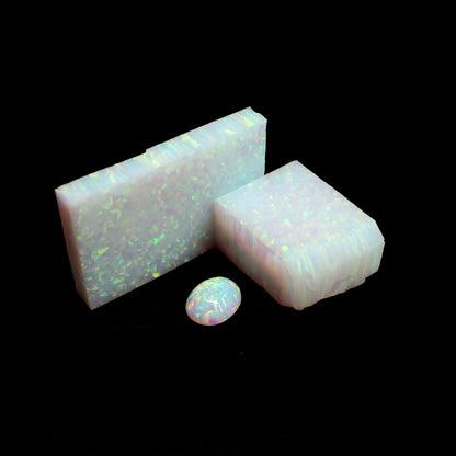 Opal Imp Orange Fire/White I-0B-W : #END