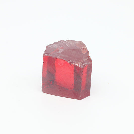 Orange Cubic Zirconia Faceting Rough for Gem Cutting - Various Sizes #BEGIN