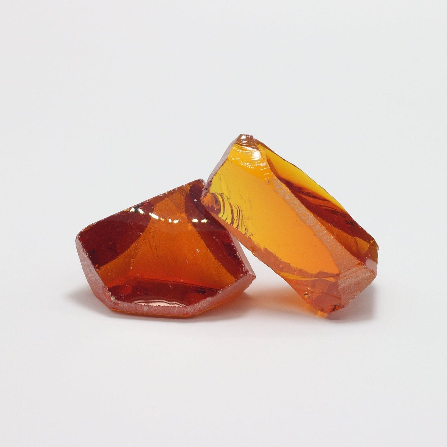 Nanosital Simulated Orange Lab Created Faceting Rough for Gem Cutting - #144 - Various Sizes #BEGIN
