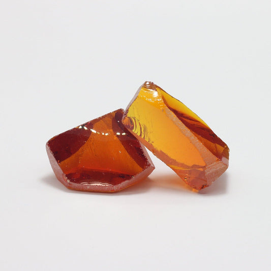 Nanosital Simulated Orange Lab Created Faceting Rough for Gem Cutting - #144 - Various Sizes #BEGIN