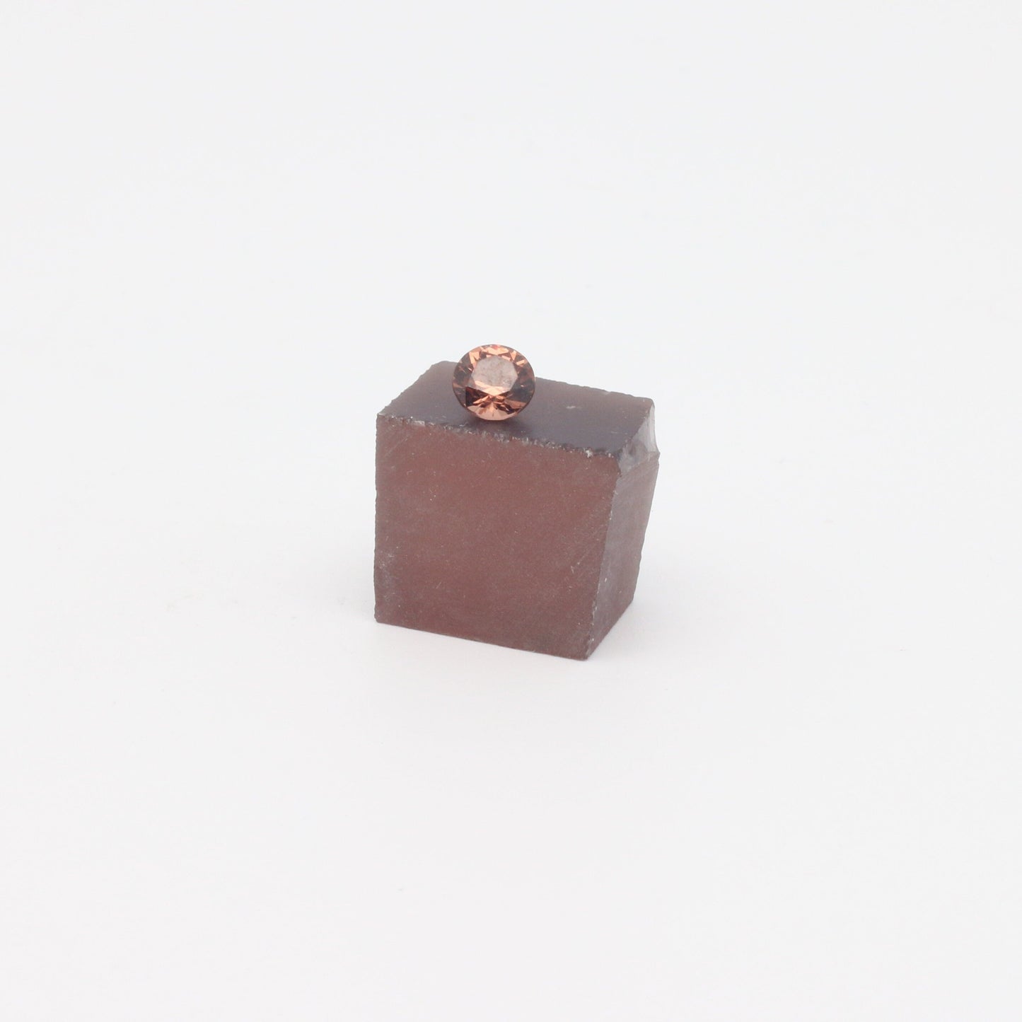 Orange YAG Faceting Rough for Gem Cutting - Various Sizes #BEGIN