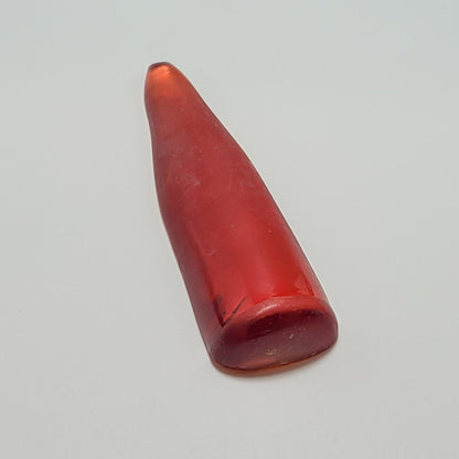 Padparadscha #55 Lab Created Corundum Sapphire Faceting Rough for Gem Cutting - Various Sizes - Split Boule #BEGIN